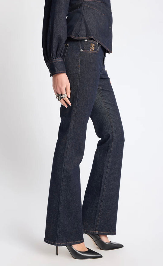 Alice Bootcut Jeans Raw Indigo