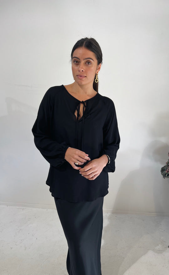 The Empower Blouse Black Daybreak