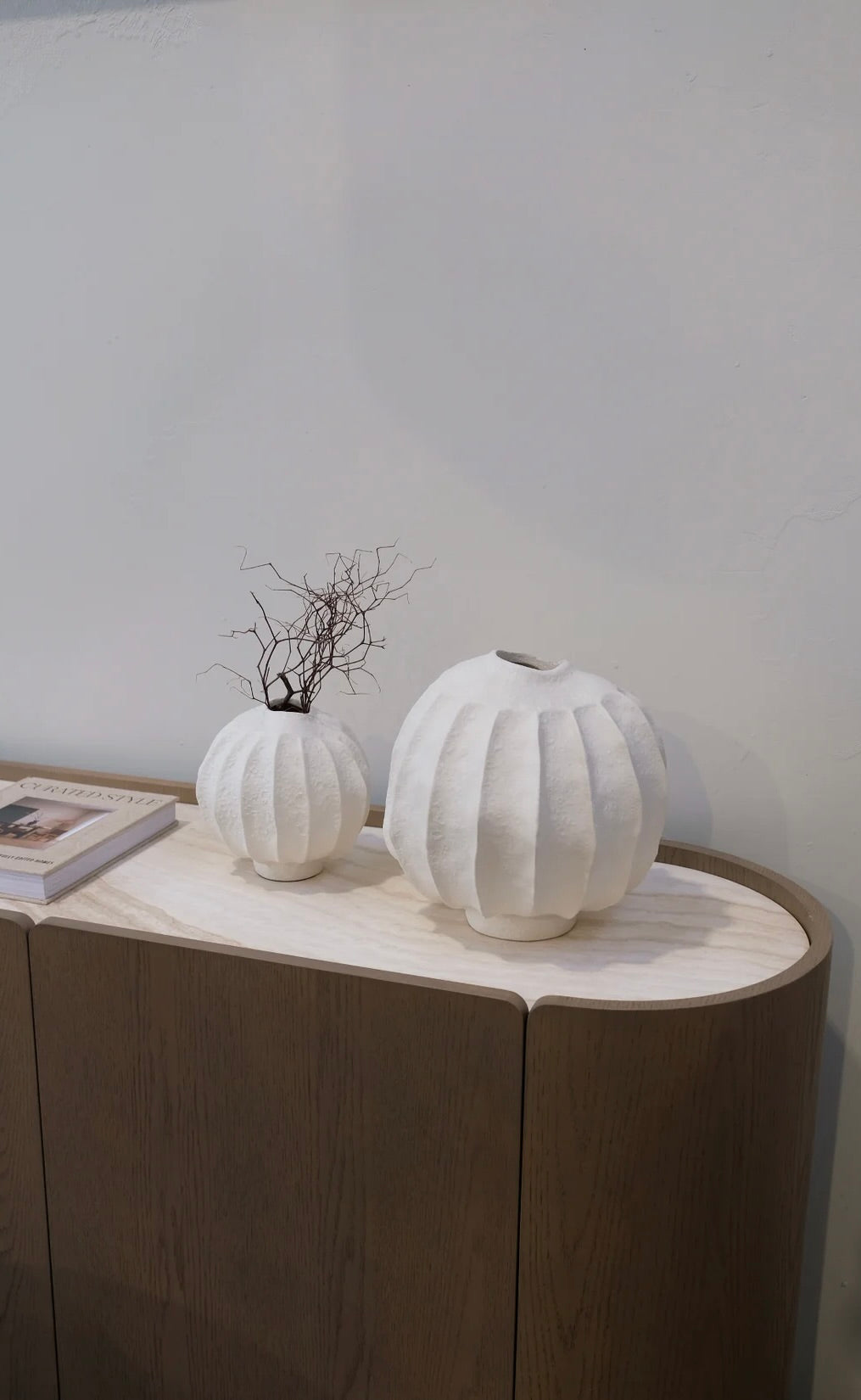 Muri Vase Large Ivory