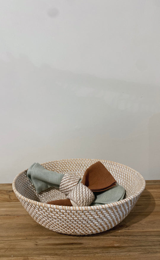Whitewash Napkin ring