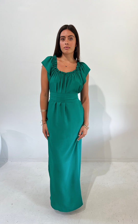 Fleur Dress Emerald