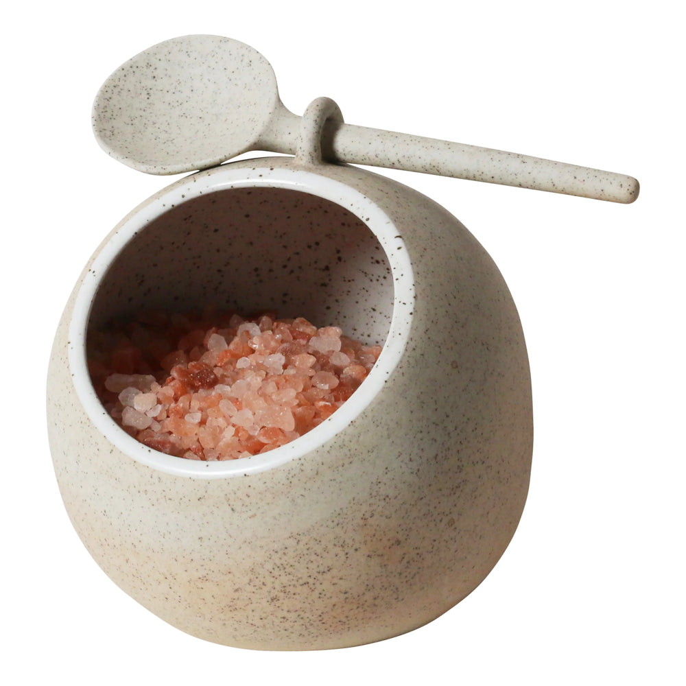 Salt Pig w/Spoon - Garden to Table