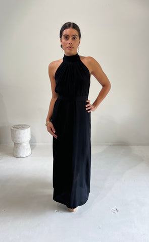 Cannes Dress Maxi Black