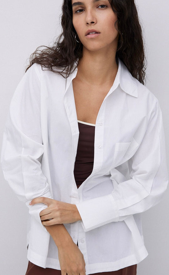 Organic L/S Shirt White