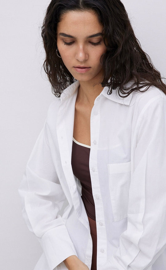 Organic L/S Shirt White