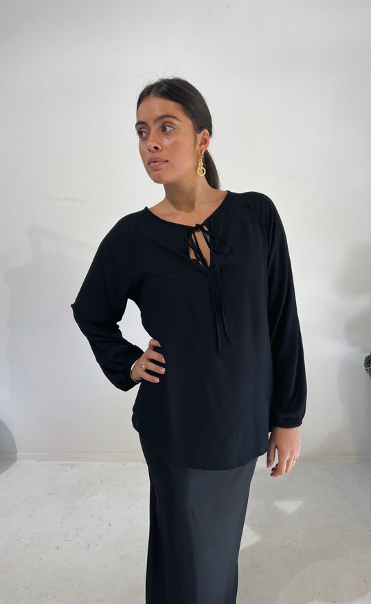 The Empower Blouse Black Daybreak