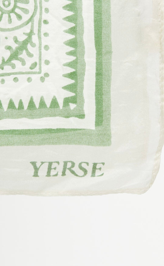Green Silk Handkerchief