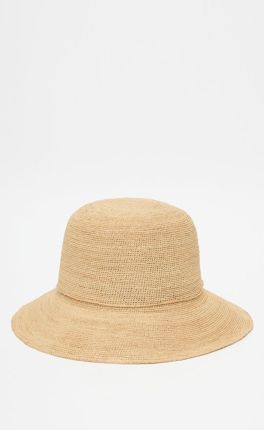 Camel Handmade Rafia Hat