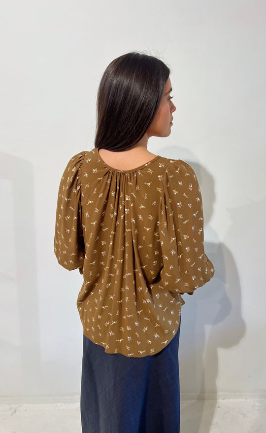 Cara Top Umber Floral