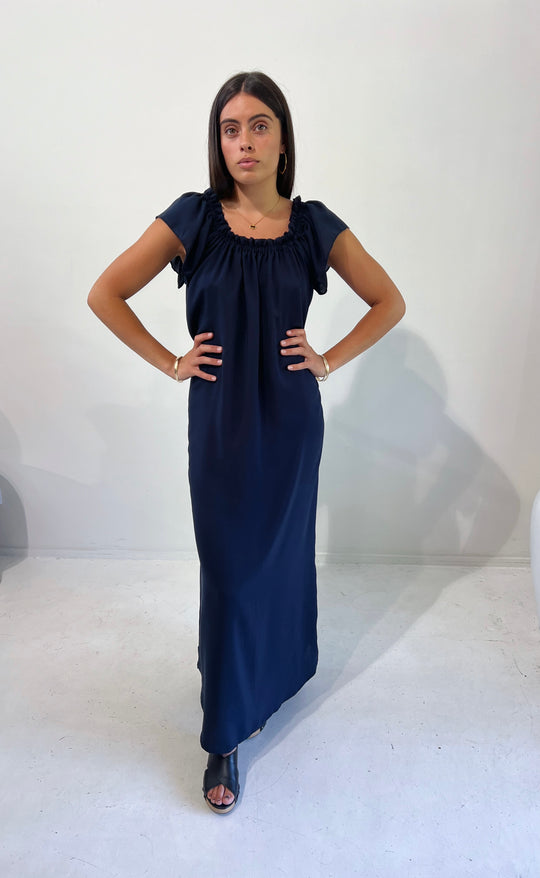 Fleur Dress Navy
