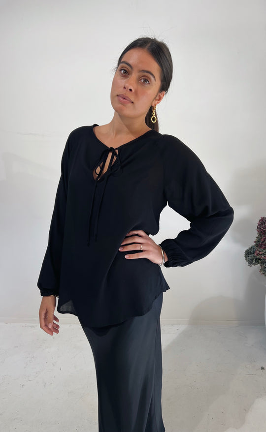 The Empower Blouse Black Daybreak