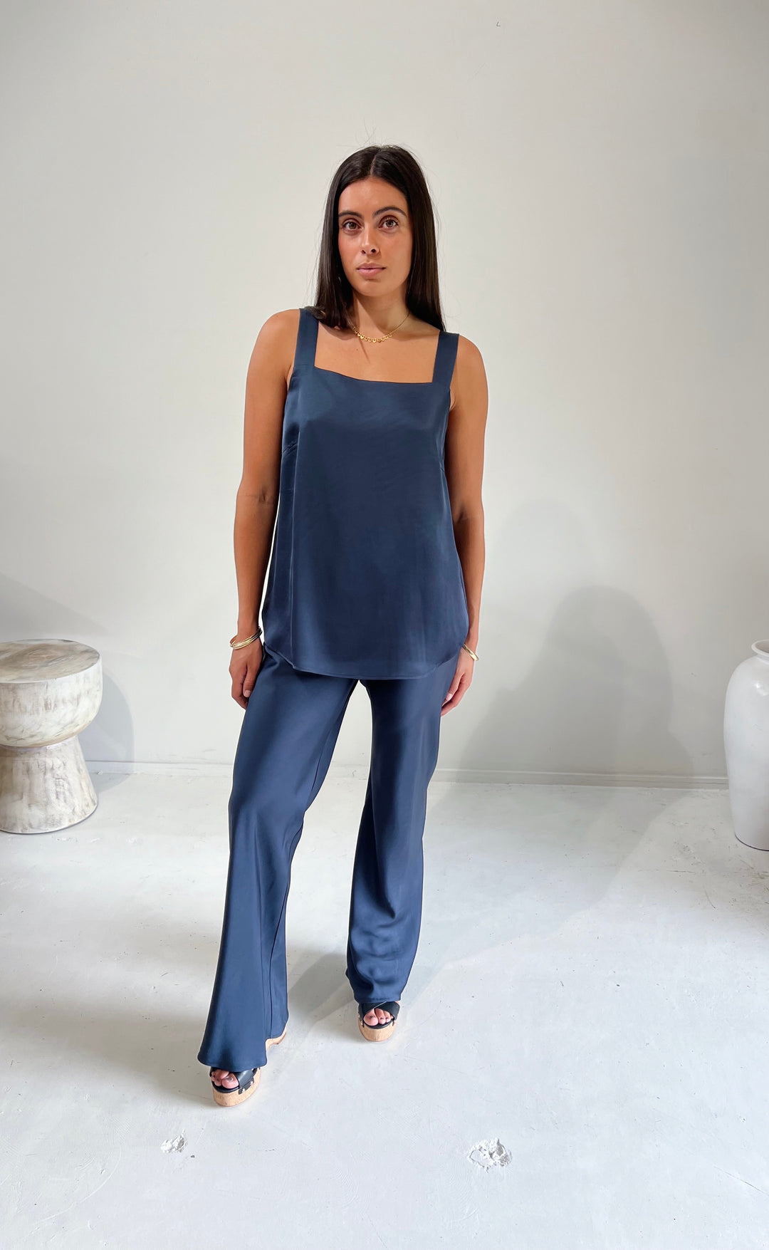Parisienne Pant Steel