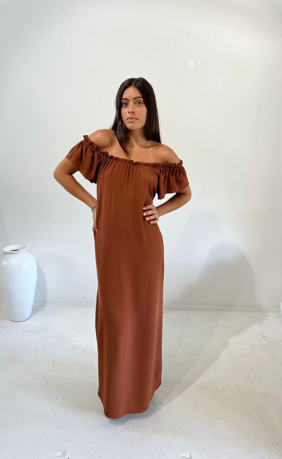 Fleur Dress Toffee