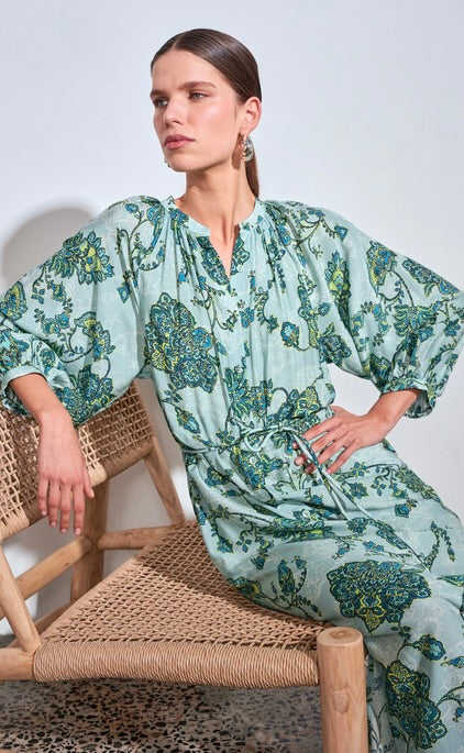 Haven Maxi Dress Fern Paisley