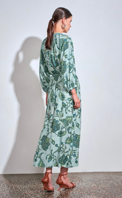 Haven Maxi Dress Fern Paisley