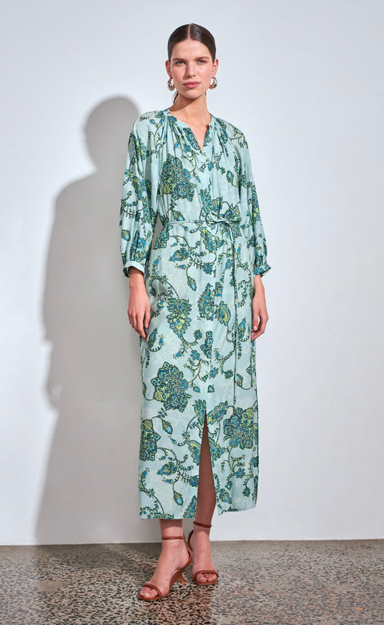 Haven Maxi Dress Fern Paisley