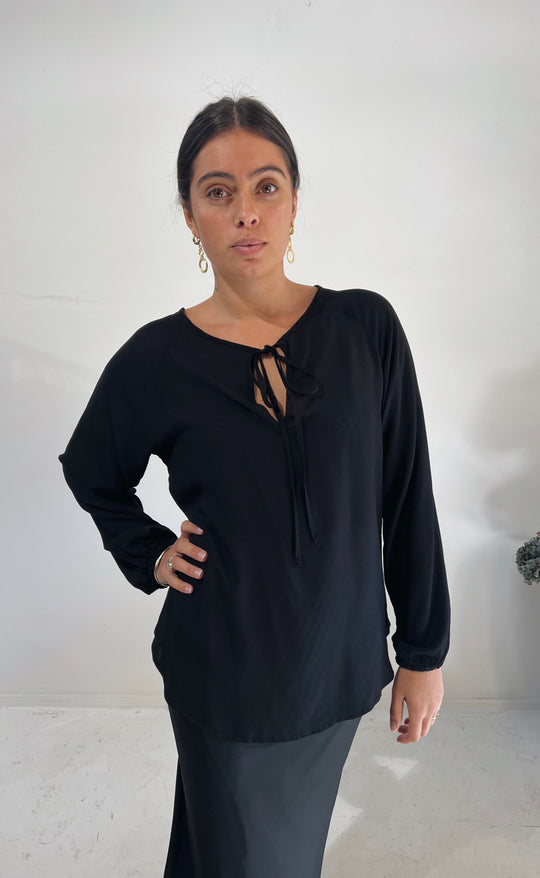 The Empower Blouse Black Daybreak