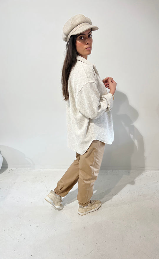 Cherie Trouser Beige Organic Cotton