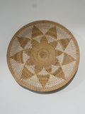 Lombok Wall Plate Star Large Natural / White