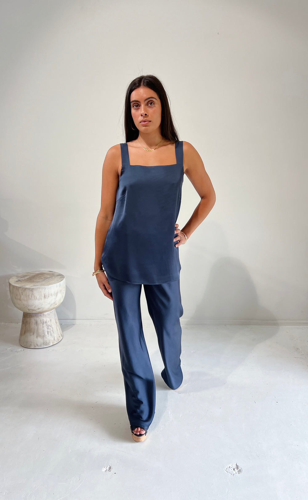 Parisienne Pant Steel