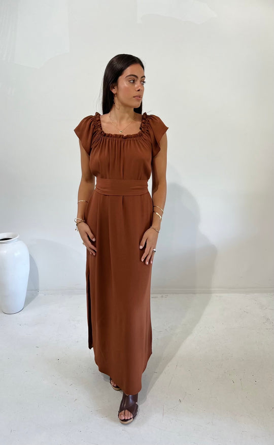 Fleur Dress Toffee
