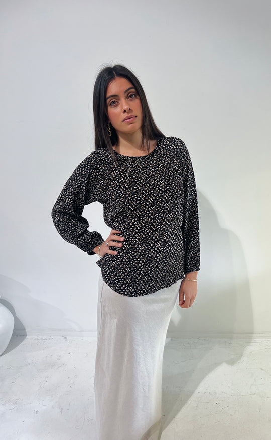 The Empower Blouse Winter Floral