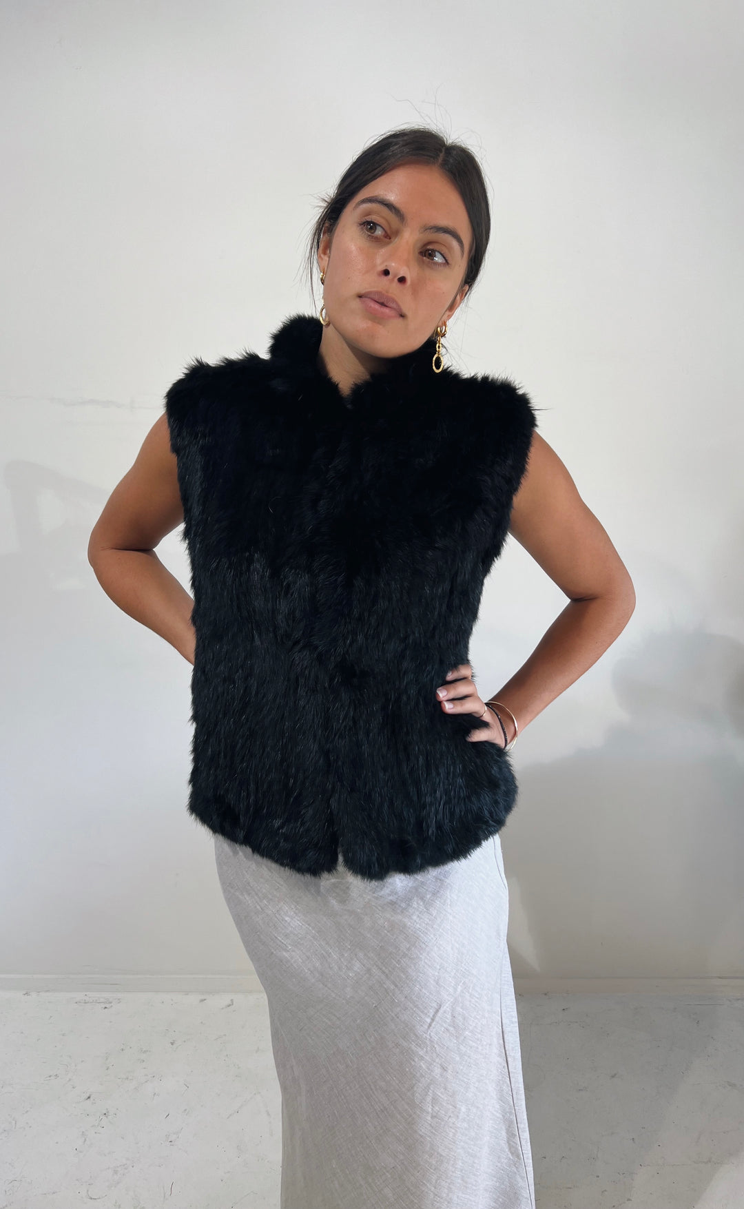 Neeve Vest Black