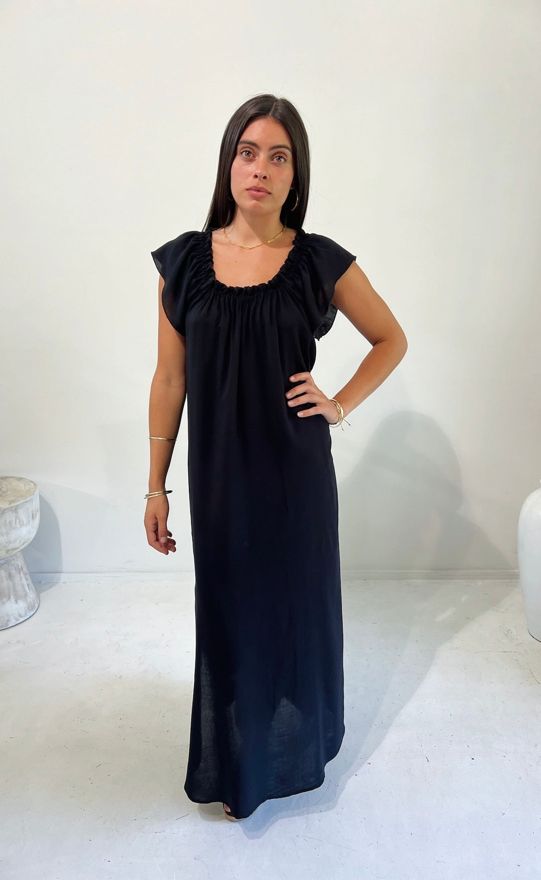 Fleur Dress Black