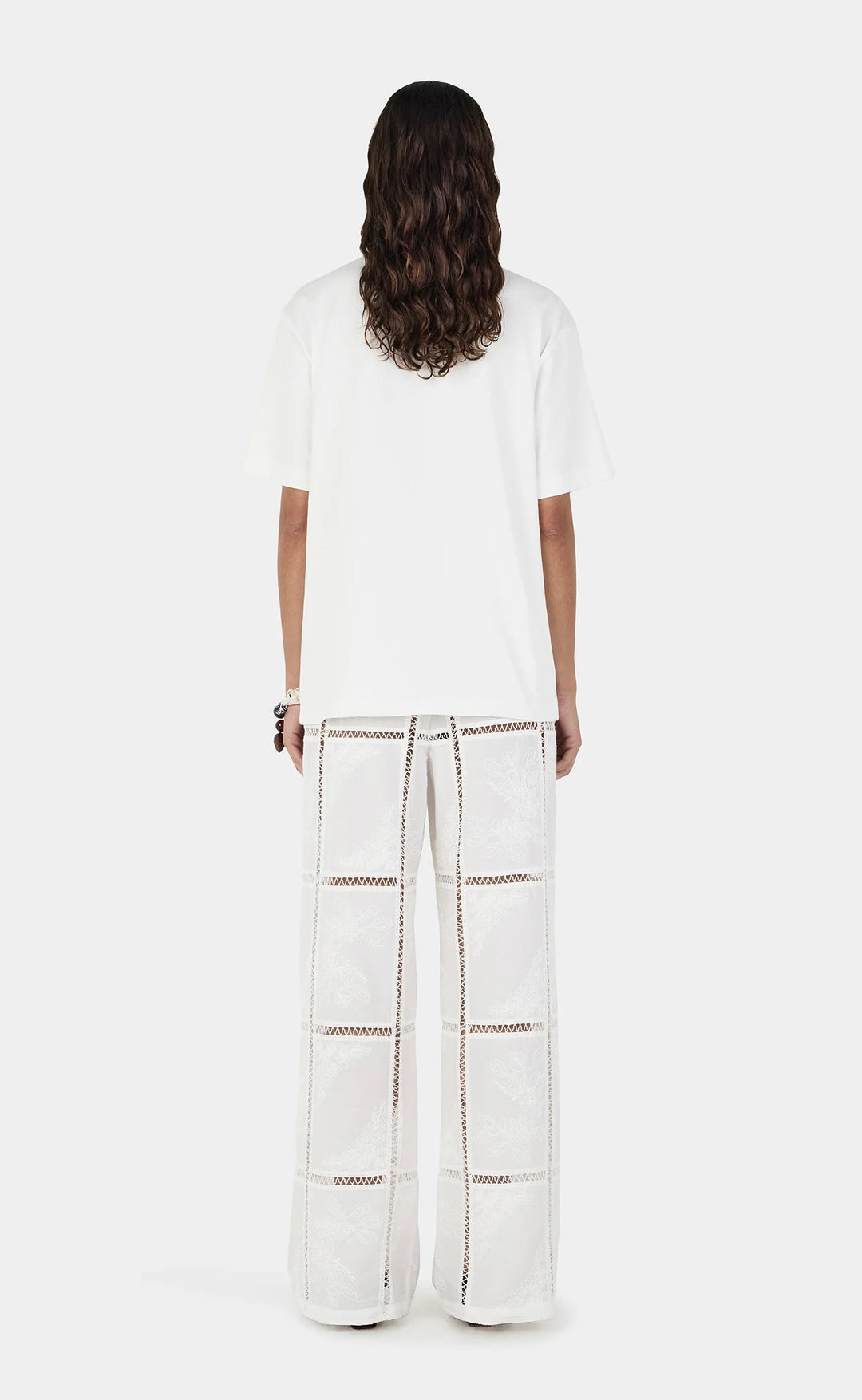 Esther Pant Embroidered Crochet