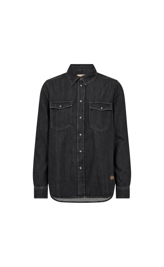 Natalie Denim Shirt Grey