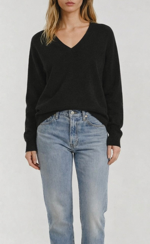Trevi V Neck Black
