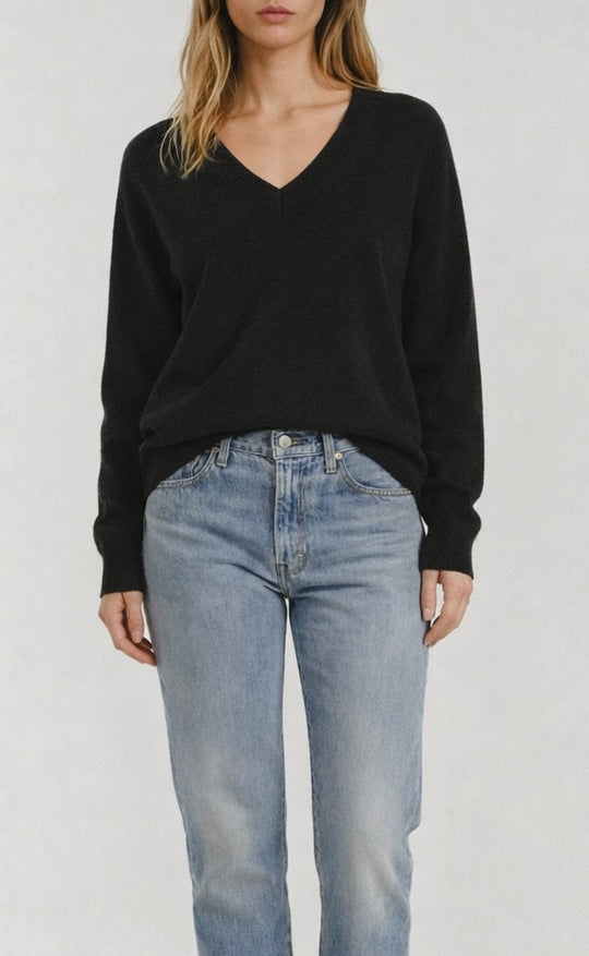 Trevi V Neck Black