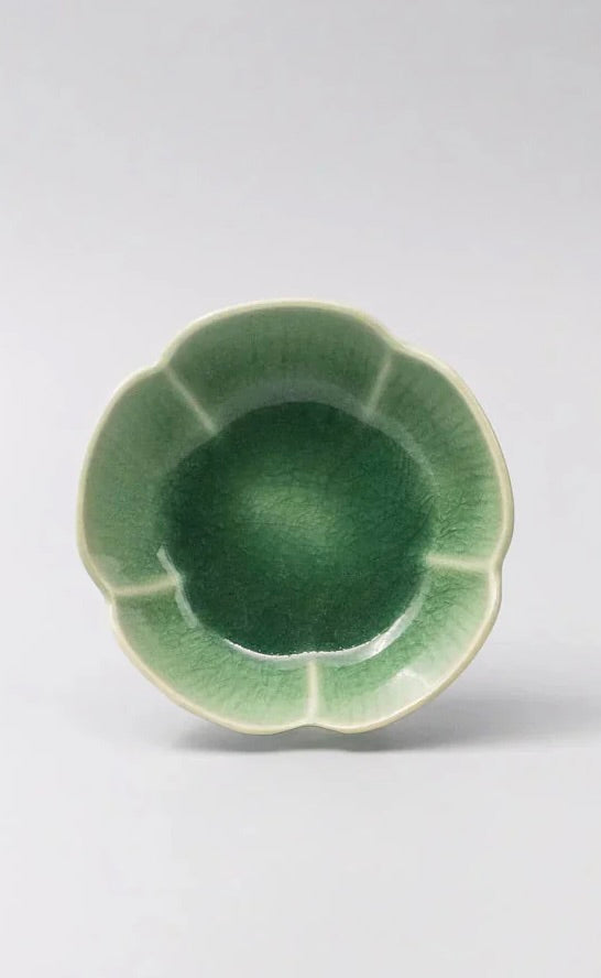 Amane Sauce Dish Emerald Large