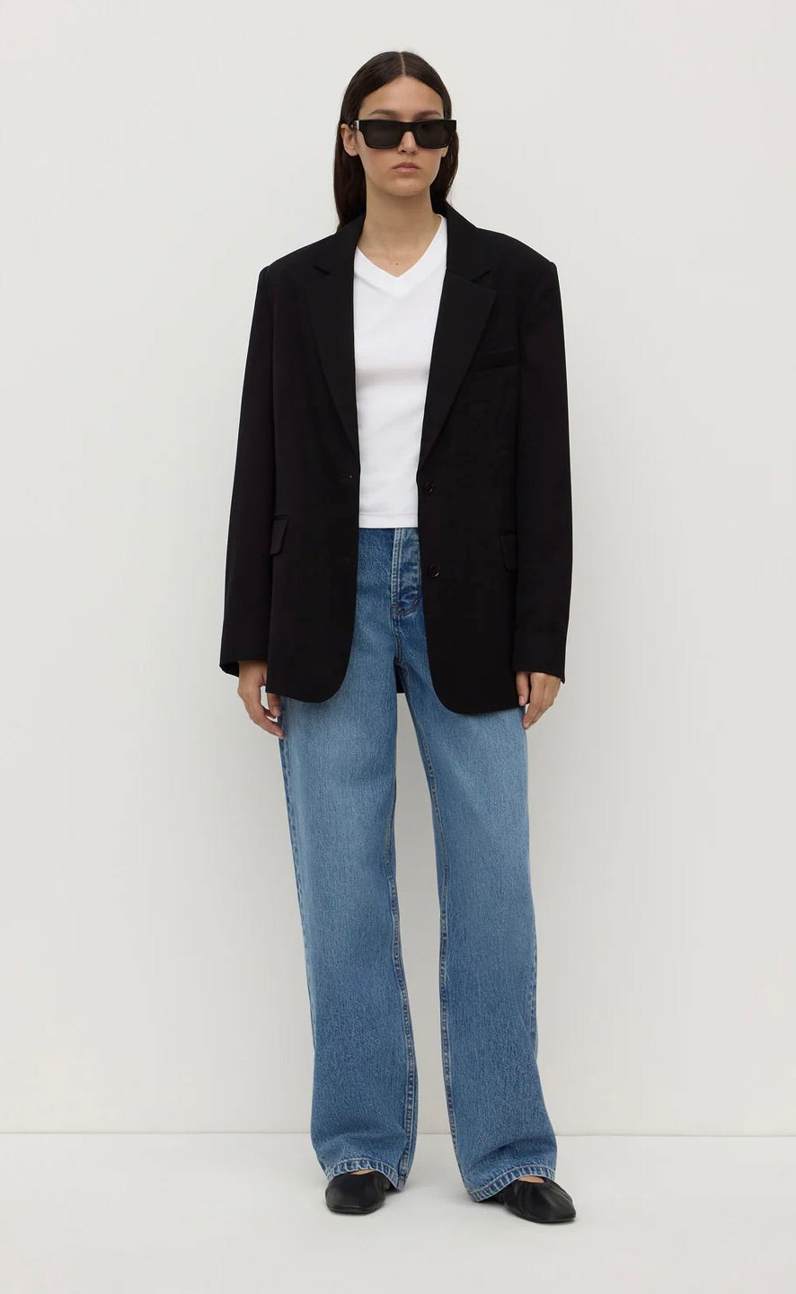 Anika Wool Blazer Black