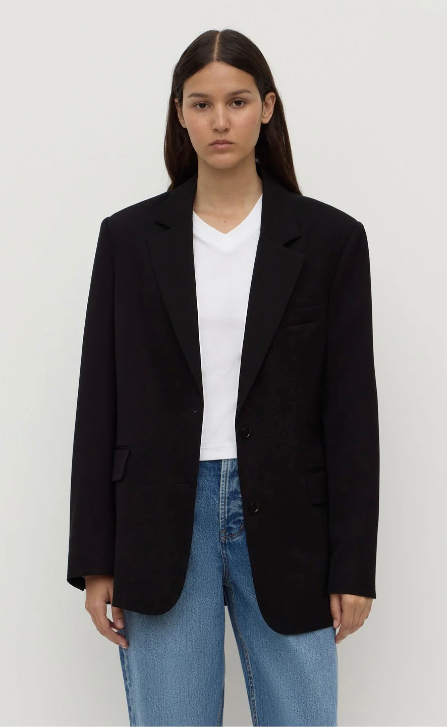 Anika Wool Blazer Black