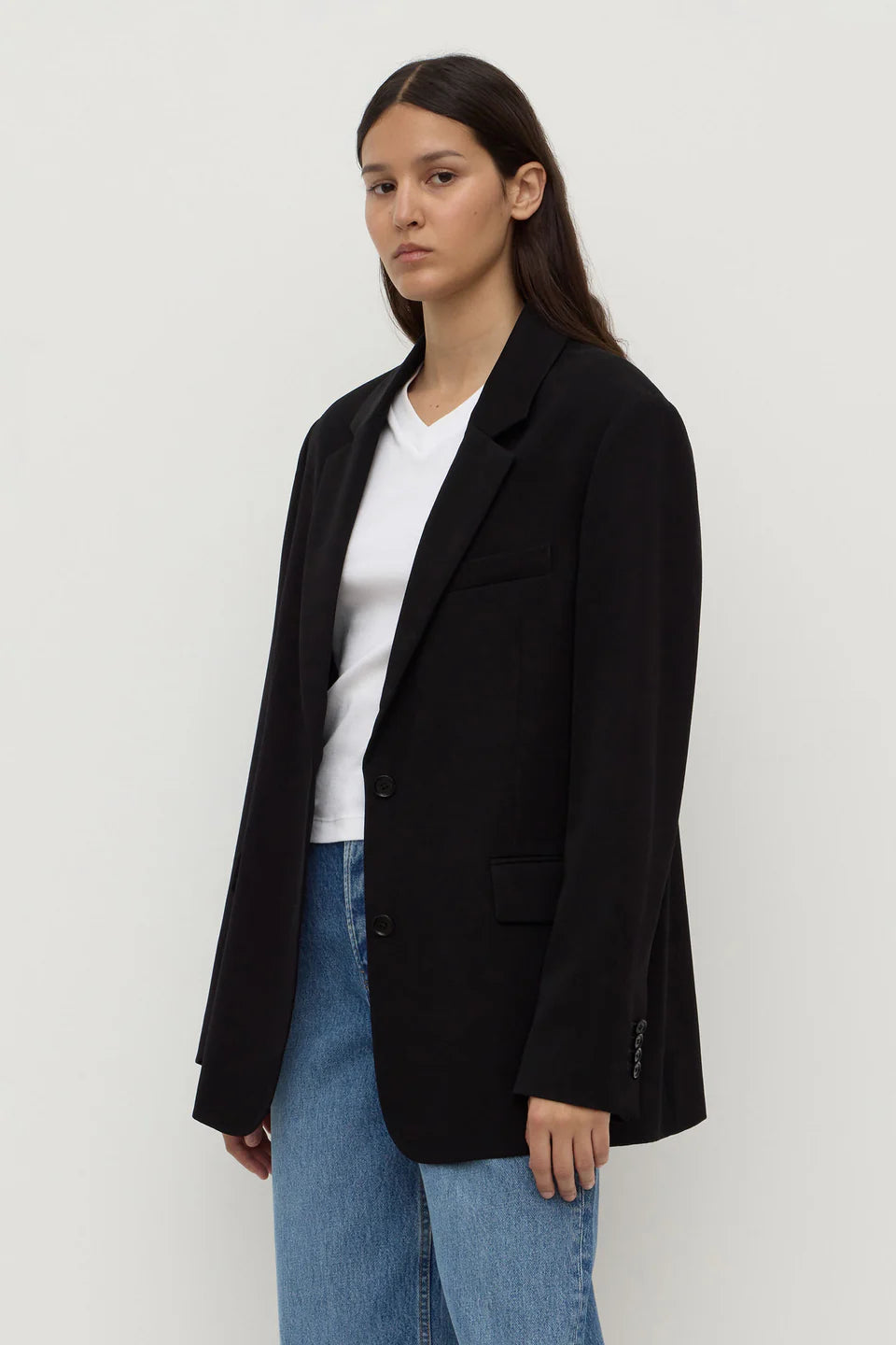 Anika Wool Blazer Black