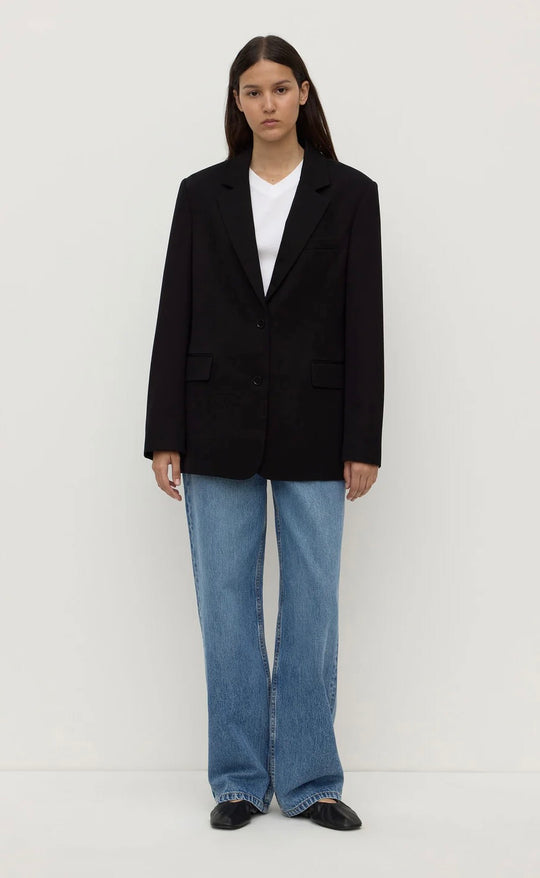 Anika Wool Blazer Black