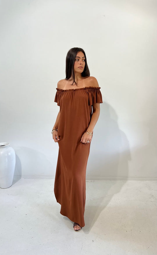 Fleur Dress Toffee