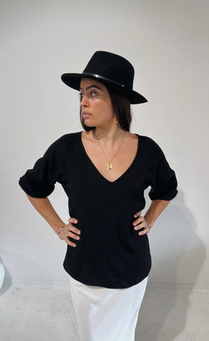 Kallie Safari Hat Black