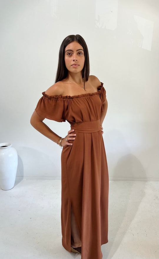 Fleur Dress Toffee