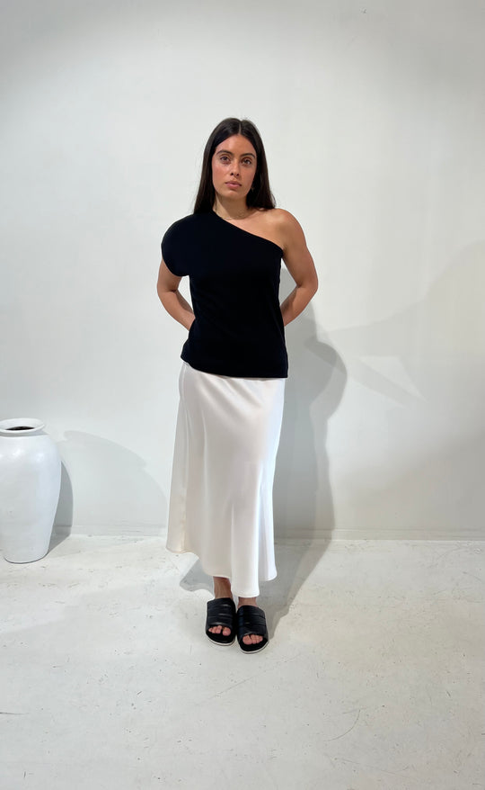 Renee Midi Skirt Ivory