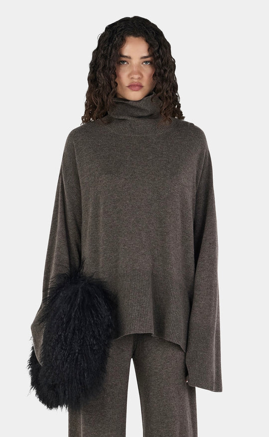 Bay Cashmere Jumper Charcoal