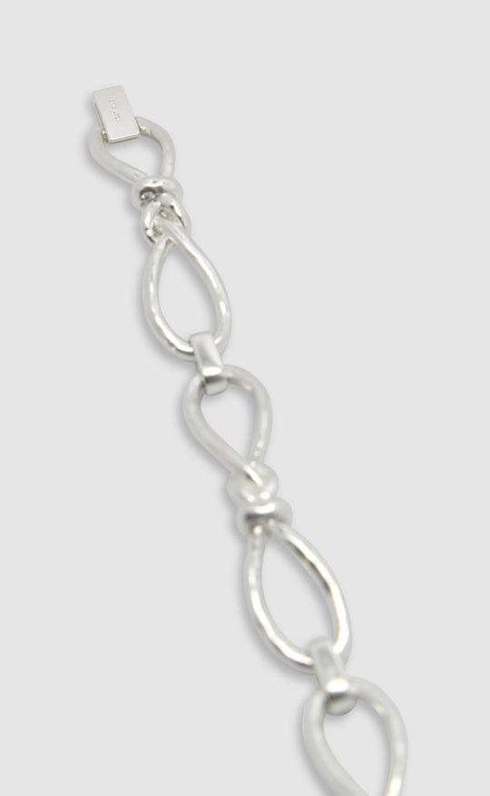 Knoted Choker Silver