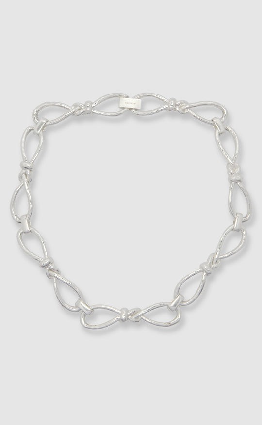 Knoted Choker Silver