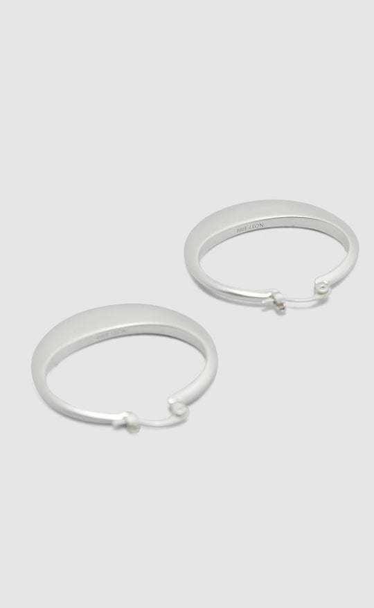 Maddox Hoops Silver