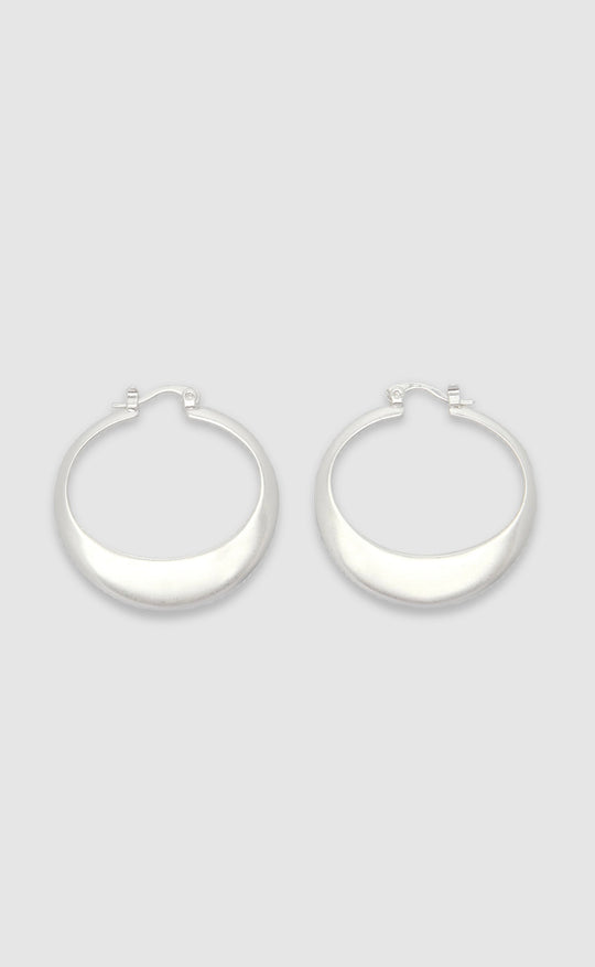 Maddox Hoops Silver