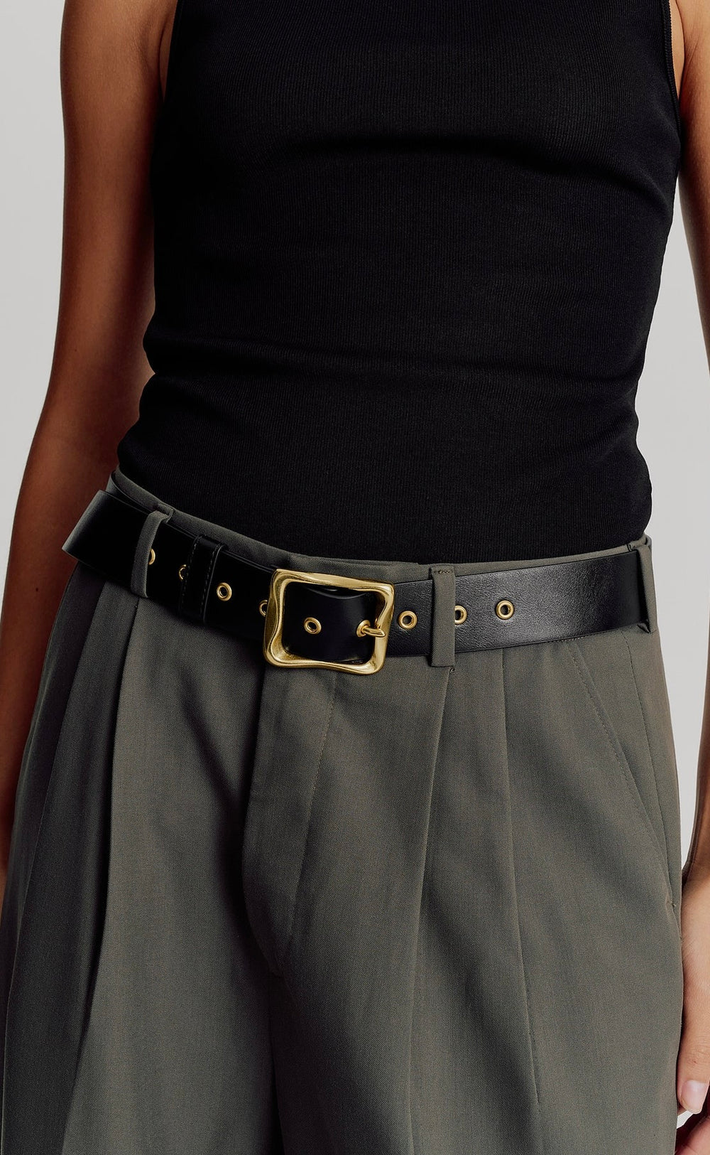 Everyday Belt |  Black & Gold