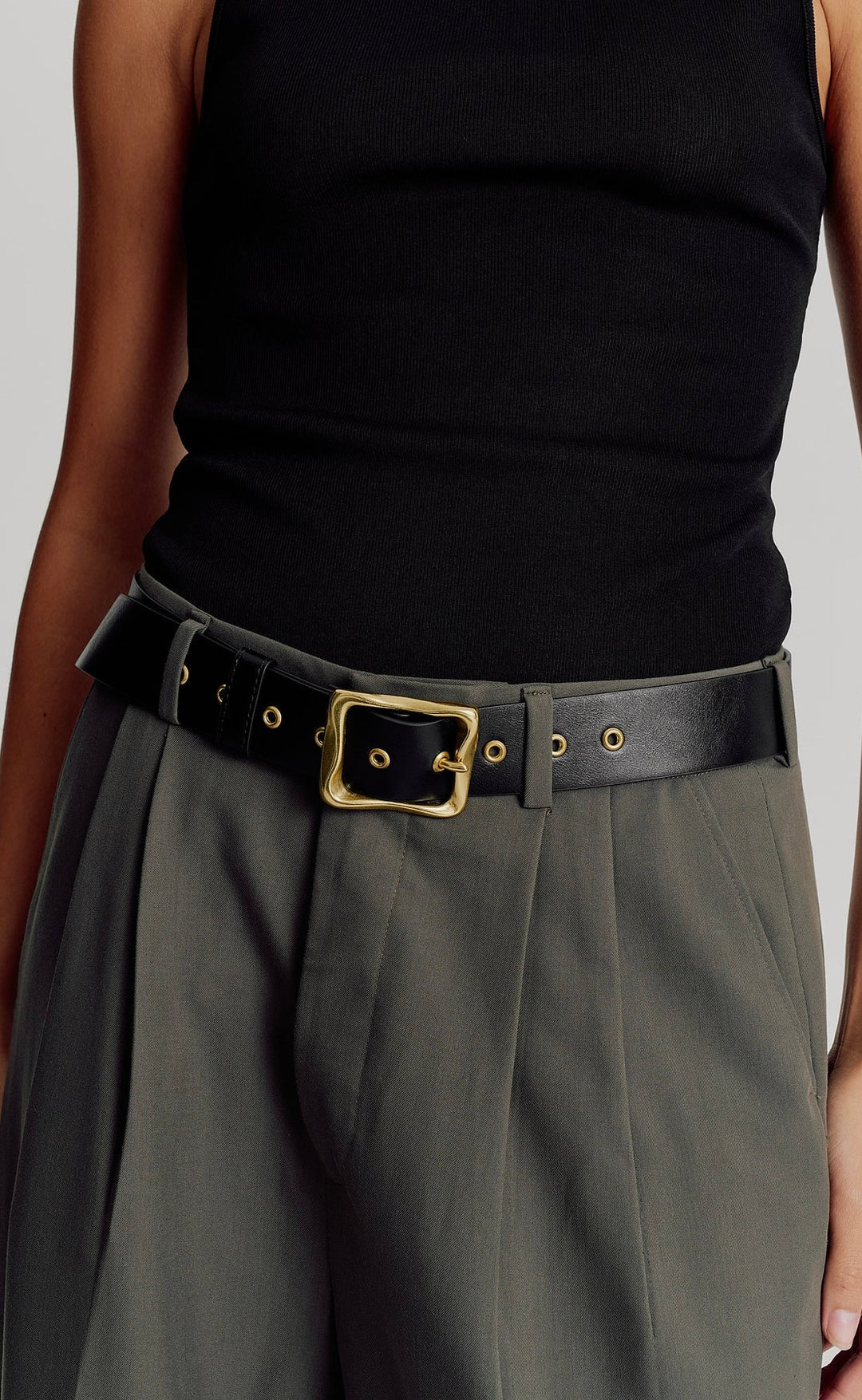 Everyday Belt |  Black & Gold