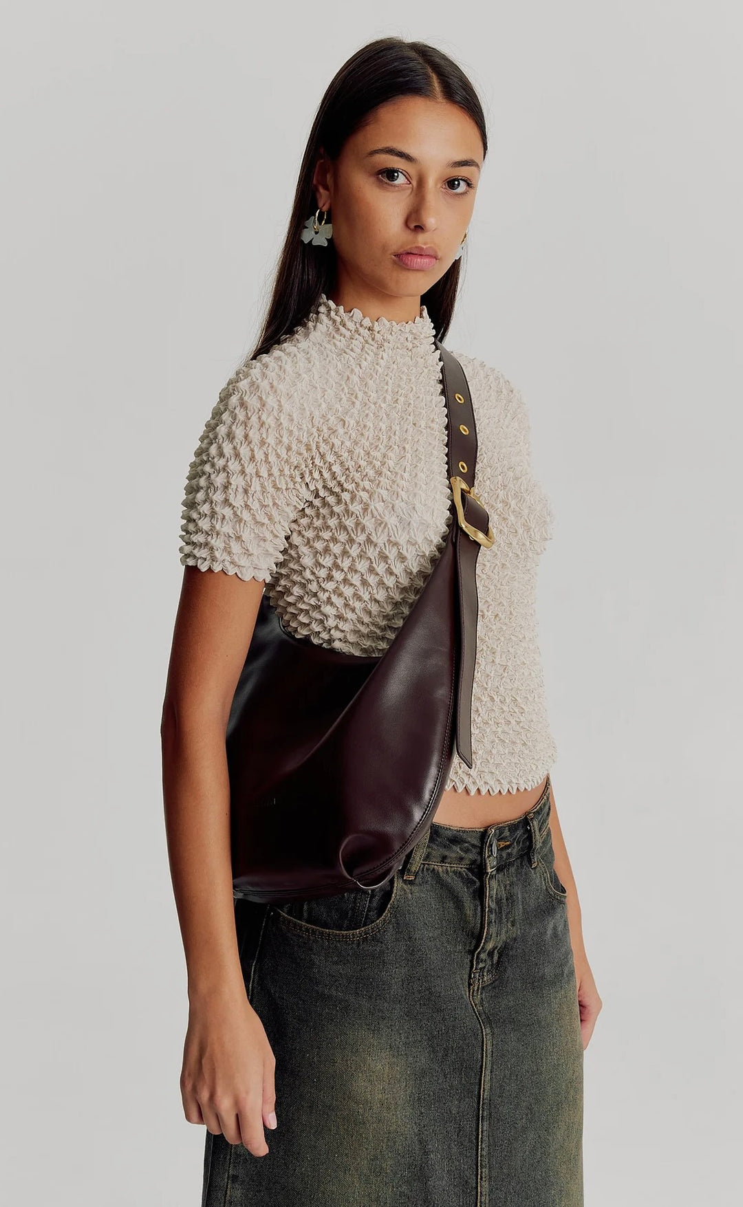 Everyday Croissant Bag Chocolate Large