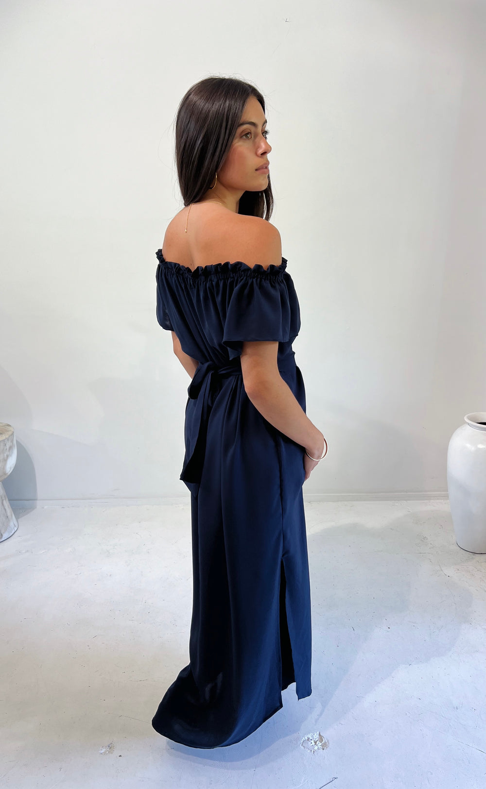 Fleur Dress Navy